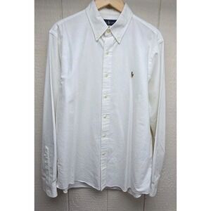 Ralph Lauren Classic Fit Large Longsleeved Shirt White Button-down